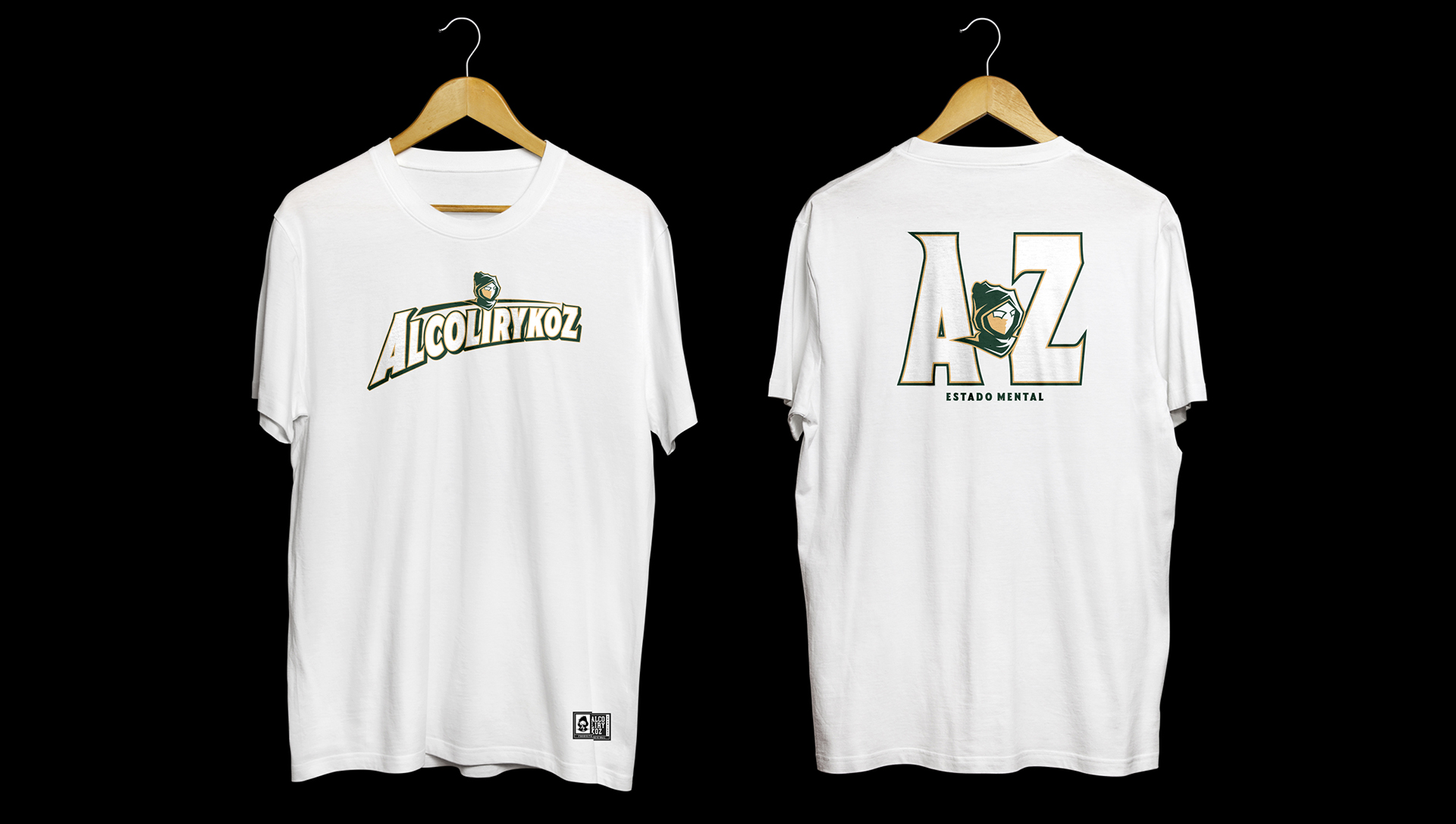 Camiseta Alcolirykoz Blanca verde