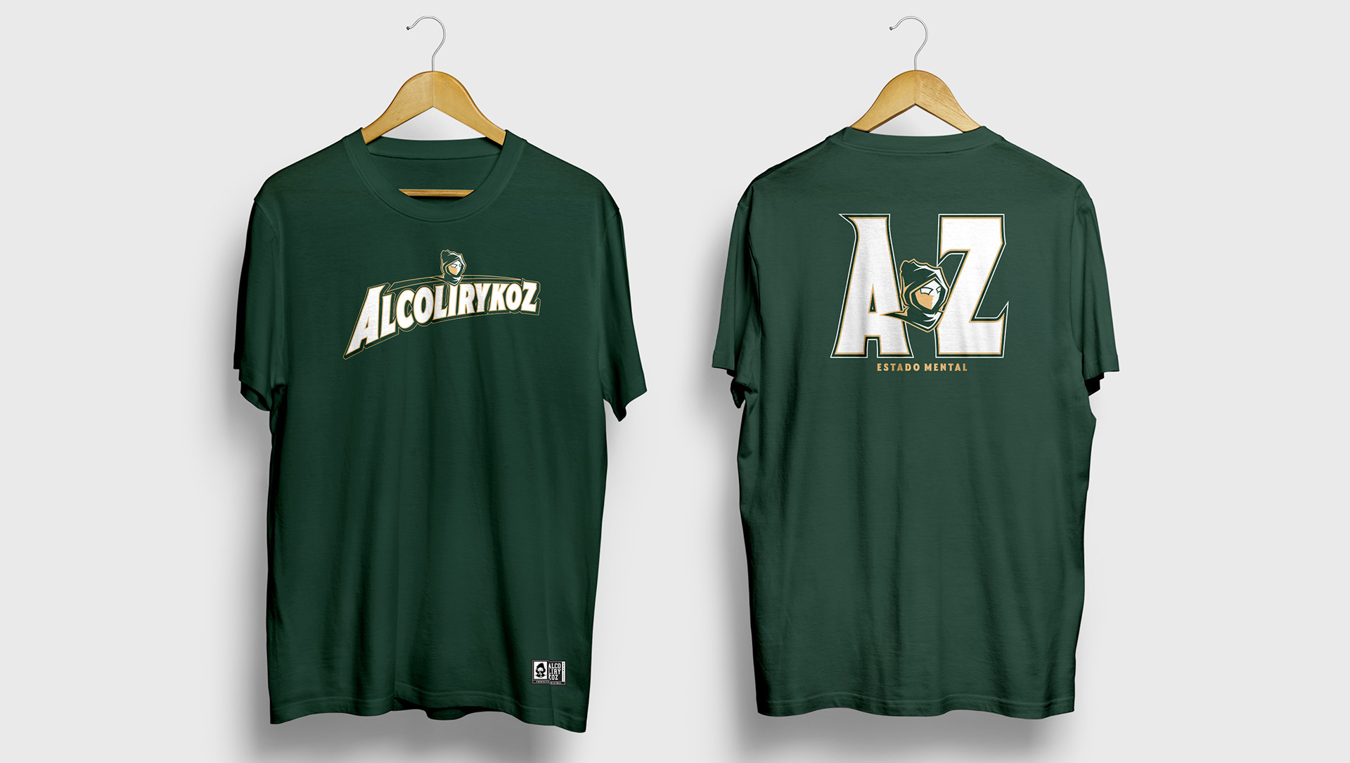 Camiseta Alcolirykoz Verde Blanca