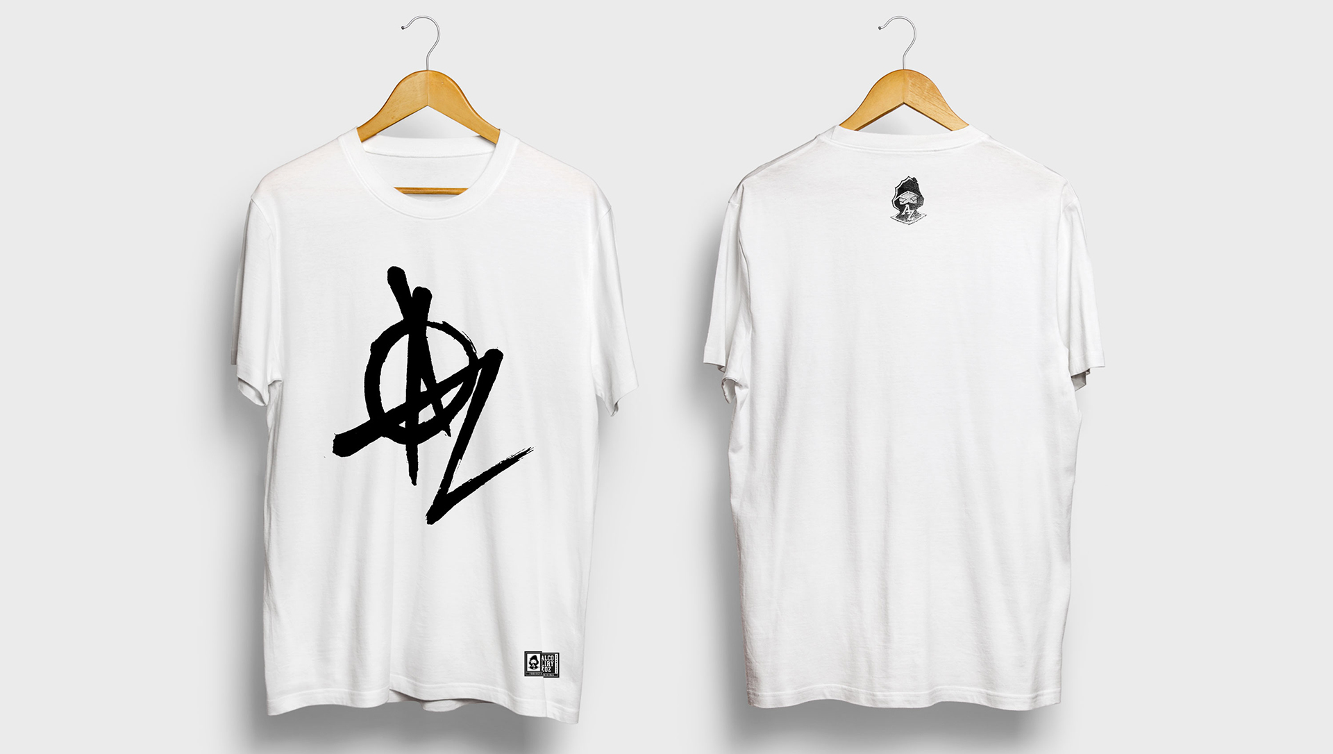 Camiseta Anarcolirykoz Blanca negro