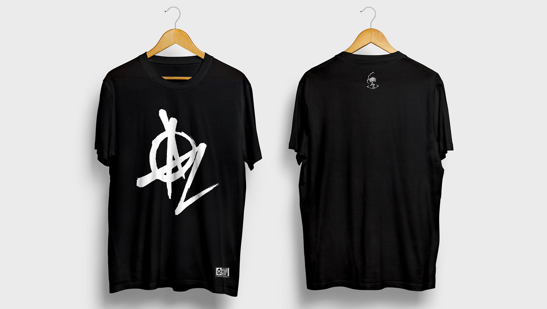 Camiseta Anarcolirykoz Negra Blanca